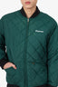 Supreme Green Quilted 'Dead Prez' Jacket Size M Mens