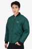 Supreme Green Quilted 'Dead Prez' Jacket Size M Mens