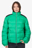 Prada Green/Black Nylon Down Puffer Jackets Size 48