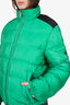 Prada Green/Black Nylon Down Puffer Jackets Size 48