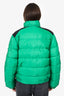 Prada Green/Black Nylon Down Puffer Jackets Size 48