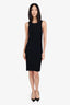 Calvin Klein Black Knit Sleeveless Dress Size M