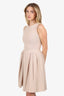 Christian Dior Beige Wool Knit Sleeveless Dress Size 4