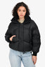 Hermès Black Down Puffer Jacket Size 34
