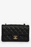 Pre-Loved Chanel™ 2022+ Black Lambskin Mini Classic Flap Bag