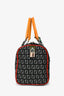 Fendi Multicolor Zucchino Canvas/Patent Leather Small Boston Bag