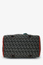 Fendi Multicolor Zucchino Canvas/Patent Leather Small Boston Bag