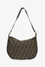 Fendi Brown Canvas Zucca FF Shoulder Bag