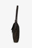 Fendi Brown FF Zucca Canvas Square Baguette Shoulder Bag