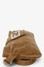 Fendi Brown Corduroy Baguette Pochette