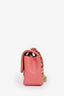 Pre-Loved Chanel™ 2014 Valentine Charms Edition Pink Quilted Lambskin Mini Rectangular Flap Bag