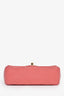 Pre-Loved Chanel™ 2014 Valentine Charms Edition Pink Quilted Lambskin Mini Rectangular Flap Bag
