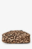 Fendi Leopard Print Ponyhair Mamma Baguette Handle Bag