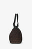Fendi Brown/Black Zucca Canvas Baguette Hobo Bag