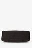 Fendi Brown/Black Zucca Canvas Baguette Hobo Bag