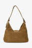 Fendi Brown Corduroy Baguette Hobo Shoulder Bag