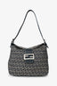 Fendi Blue/Grey FF Zucca Square Baguette Shoulder Bag