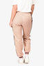 Gucci Cream/Burgundy GG Web Side Track Pants Size XS