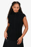 Helmut Lang Black Cashmere 'Corca' Hooded Vest Size M