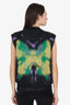 Louis Vuitton Black/Green Mohair Butterfly Vest Size S