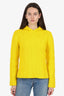 Jaquemus Yellow Knit Hoodie Size XS