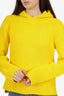 Jaquemus Yellow Knit Hoodie Size XS