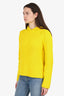 Jaquemus Yellow Knit Hoodie Size XS