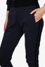 Pre-Loved Chanel™ Black/Navy Knit Joggers Size 34
