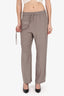 Jil Sander Grey Silk Pants Size 34