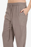 Jil Sander Grey Silk Pants Size 34