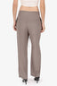 Jil Sander Grey Silk Pants Size 34