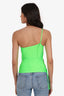 Balenciaga Green Strappy one Shoulder Top Size 34