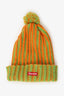 Supreme Orange/Green Knit Bobble Hat