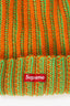 Supreme Orange/Green Knit Bobble Hat
