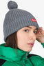 Supreme Grey Knit Bobble Hat