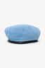 Stephen Jones Blue/Black Wool Beret