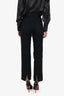 Celine Black Denim High Waisted Turn Up Hem Jeans Size 34