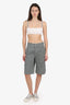 Stussy Black/White Houndstooth Long Shorts Size Small 28 Mens