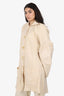 Christian Dior Cream Wool/Angora Embroidered Jacket Size M