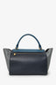 Celine Tri Color Leather Medium Trapeze Bag