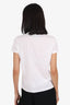Prada White Crew Neck T-Shirt Size M