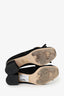 Gucci Black Suede 'GG' Block Heels Size 41