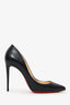 Christian Louboutin Black Leather Pigalle 100 Pointed Heels Size 41