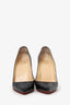 Christian Louboutin Black Leather Pigalle 100 Pointed Heels Size 41