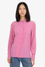 Gucci Pink Silk Shirt Size 42