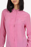 Gucci Pink Silk Shirt Size 42