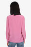 Gucci Pink Silk Shirt Size 42