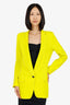 Smythe Green Satin Blazer Size 6