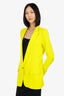 Smythe Green Satin Blazer Size 6