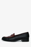 Pre-Loved Chanel™ 2020 Burgundy/Black CC Loafers Size 40.5